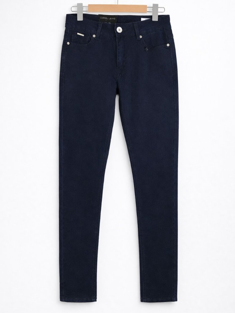 New Dark Blue Wash Carreli Jeans • Skinny Straight Stretch • NWT Size 27 - Picture 2 of 11